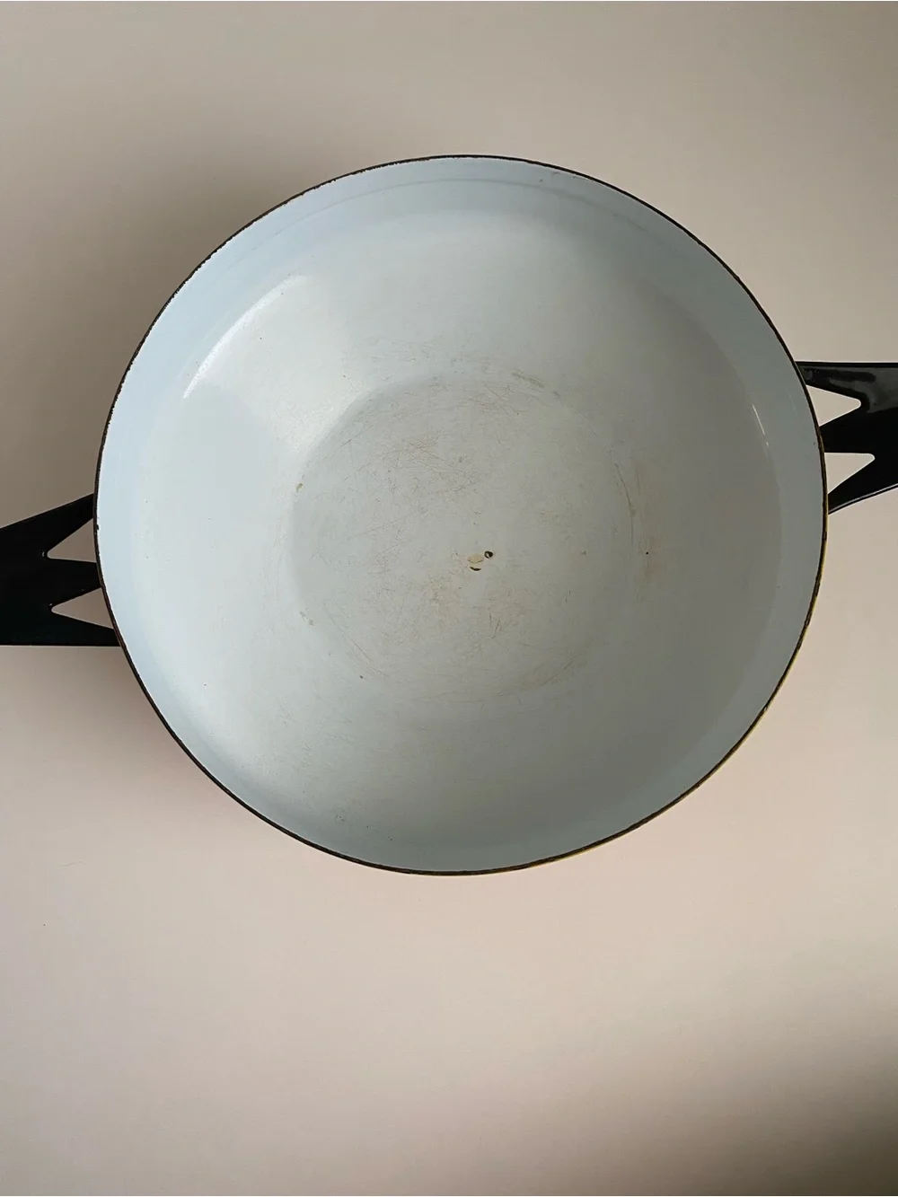 VTG DanKok Glud & Marstrand Enamel Casserole Dish, Yellow (Denmark)
